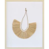 Marina Necklace Of Shells & Grass Fronds 23W X 30H