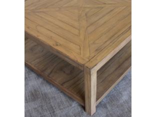 Weathered Transitions Square Coffee Table