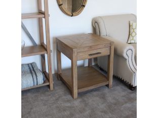 Weathered Transitions Square End Table