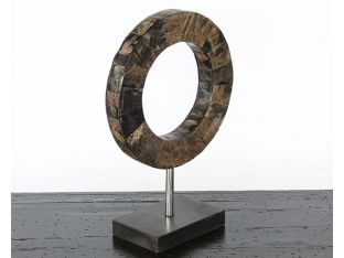 Small Ring Sculpture - Cleared Decor
