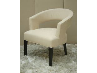 Modern Cream Cutout Chair