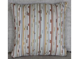 Multi Colored Geometrical Stripe Pillow