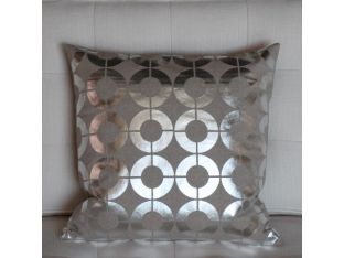 Metallic Circles Pillow