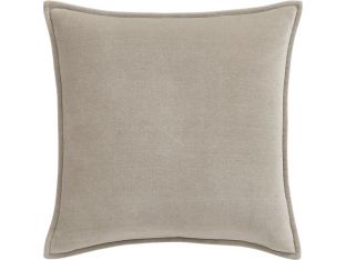 Greige Velvet Pillow