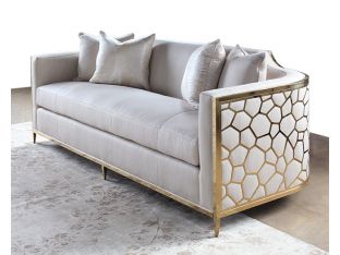 Gold Bullion Cobblestone Sofa