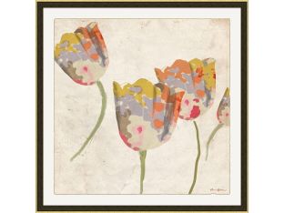 Flower Series - Tulip Watercolor 39W x 39H
