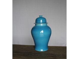 Turquoise Temple Jar