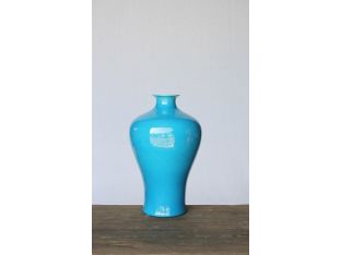 Turquoise Medium Prunus Vase