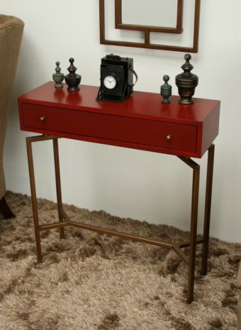 Mitchell Gold Red Ming Lacquer Chest