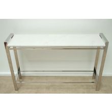 Mitchell Gold Emilio Console with White Marble Top