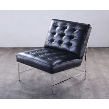 Mitchell Gold Major Chair in Black Leather