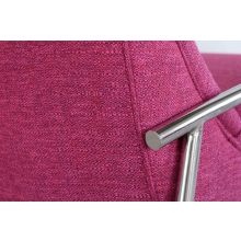 Jena Lounge Chair in Magenta