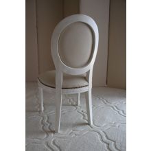 Oly Sophie Side Chair in Sand Leather Upholstery