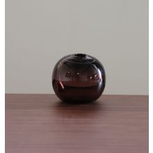 Medium Brown Float Hand Blown Glass Vase - Cleared Décor